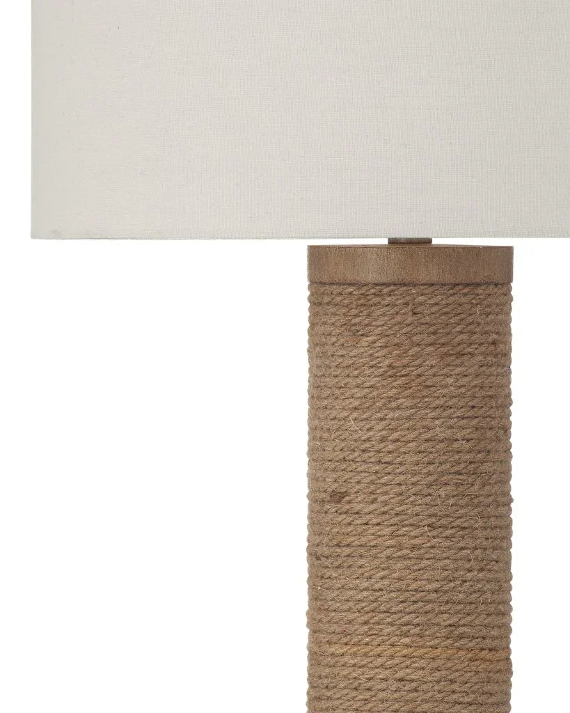 Bassett Mirror Adams Natural Rope Base Table Lamp