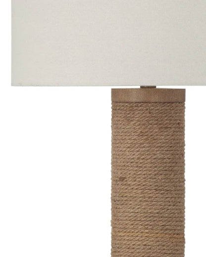 Bassett Mirror Adams Natural Rope Base Table Lamp