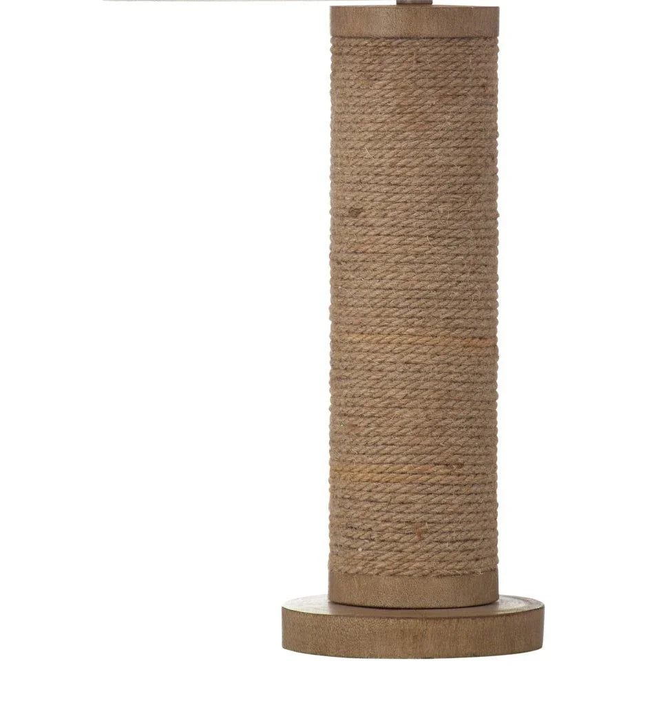 Bassett Mirror Adams Natural Rope Base Table Lamp