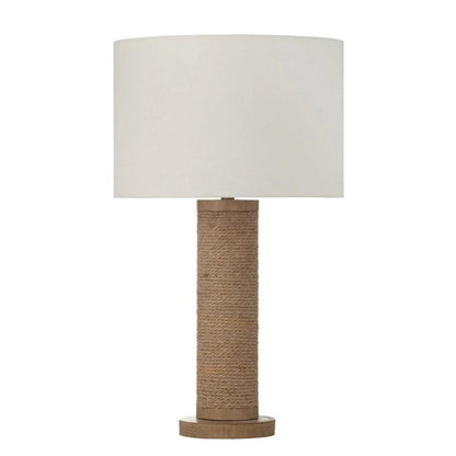 Bassett Mirror Adams Natural Rope Base Table Lamp