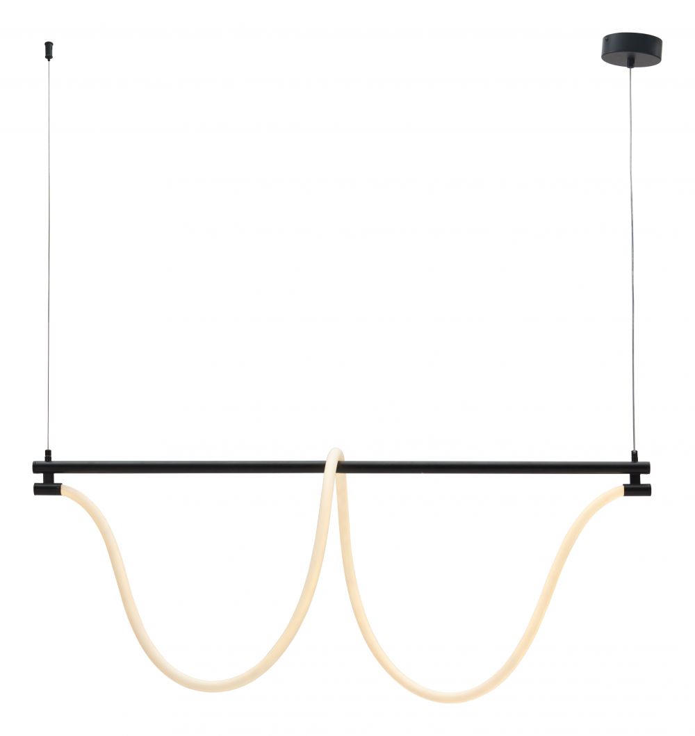 Zuo Modern Adder Steel Black Ceiling Lamp