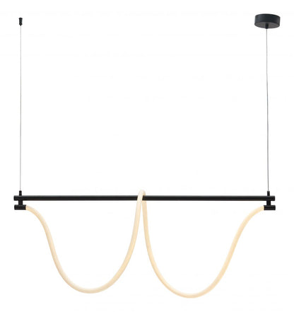 Zuo Modern Adder Steel Black Ceiling Lamp