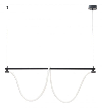 Zuo Modern Adder Steel Black Ceiling Lamp