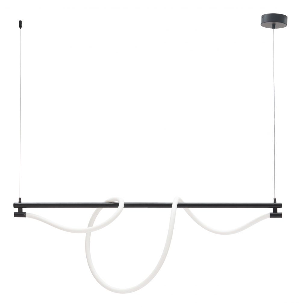Zuo Modern Adder Steel Black Ceiling Lamp