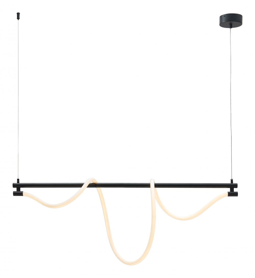Zuo Modern Adder Steel Black Ceiling Lamp