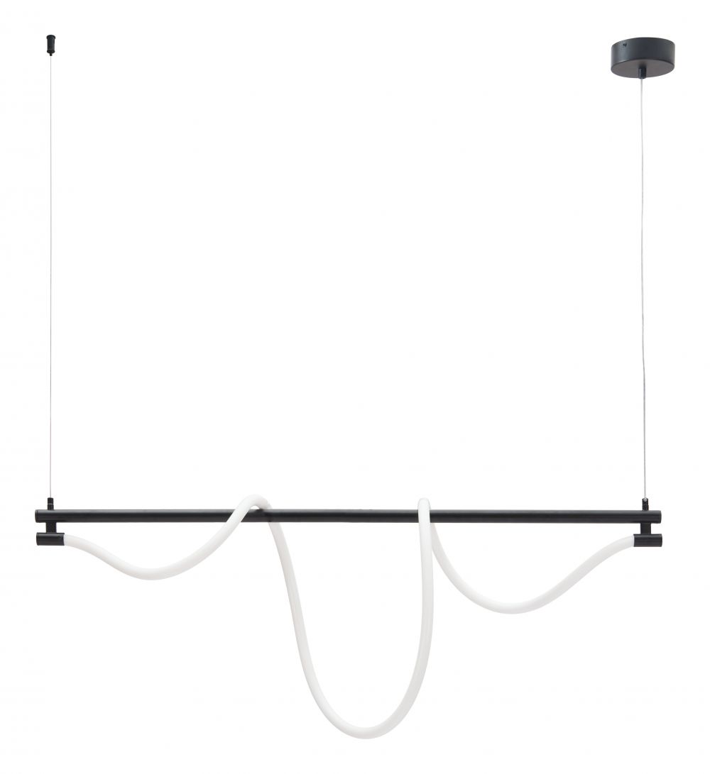 Zuo Modern Adder Steel Black Ceiling Lamp