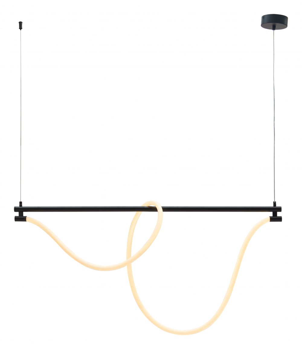 Zuo Modern Adder Steel Black Ceiling Lamp