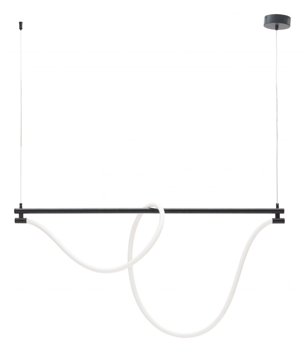 Zuo Modern Adder Steel Black Ceiling Lamp