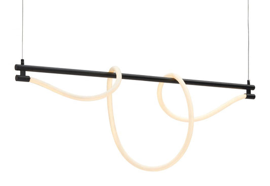Zuo Modern Adder Steel Black Ceiling Lamp