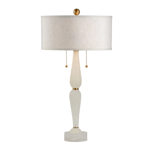 Wildwood Adele White Alabaster Table Lamp