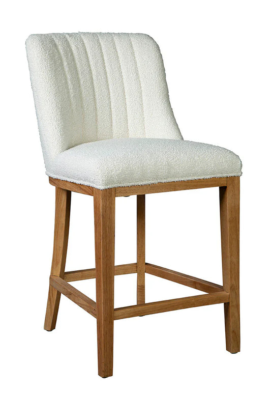 Adell Linen Upholstered Counter Stool