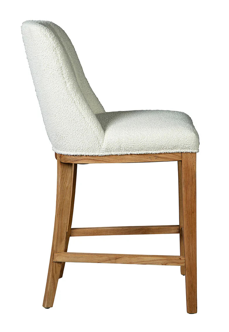 Adell Linen Upholstered Counter Stool