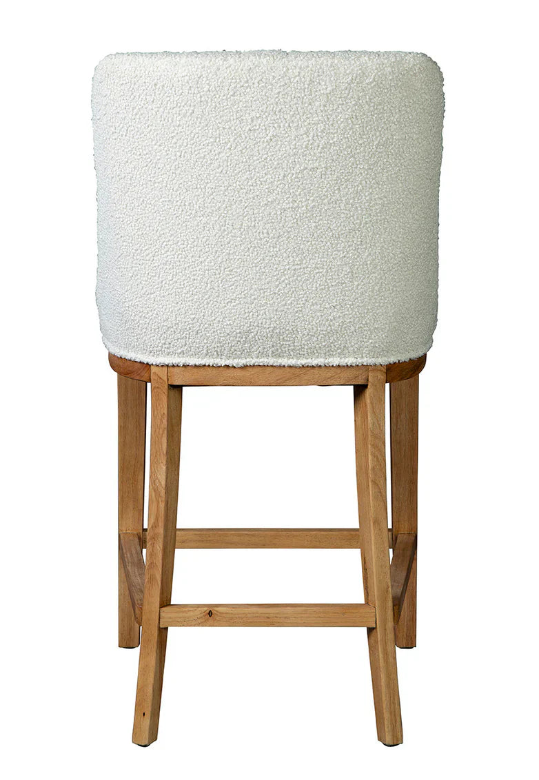 Adell Linen Upholstered Counter Stool