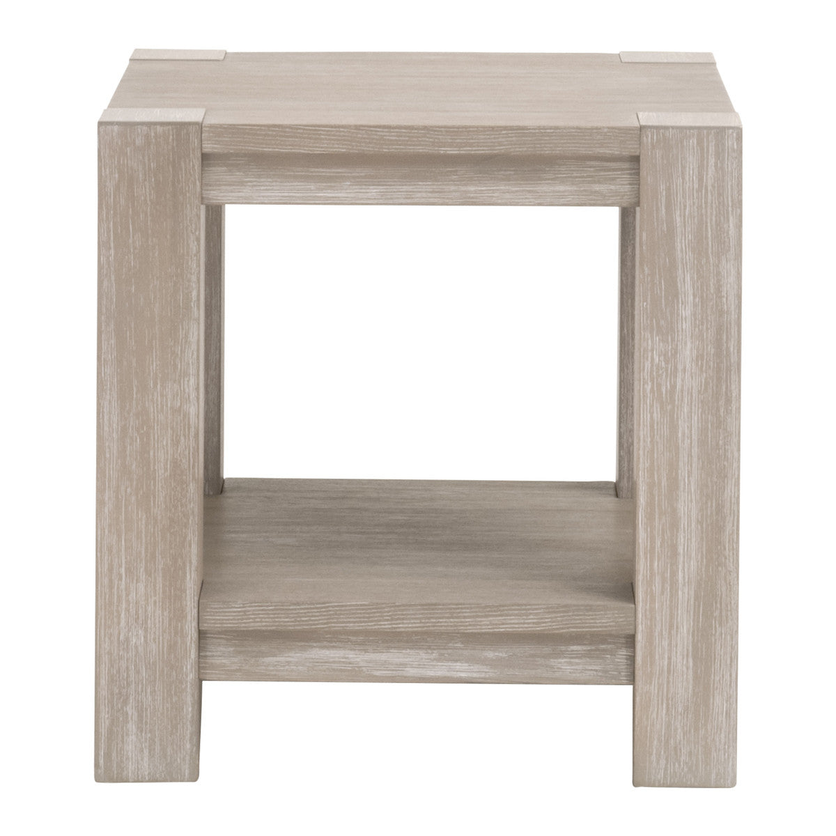 Essentials For Living Adler Wood Brown Square End Table