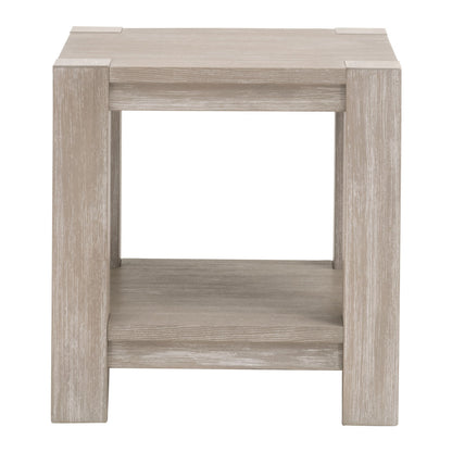 Essentials For Living Adler Wood Brown Square End Table