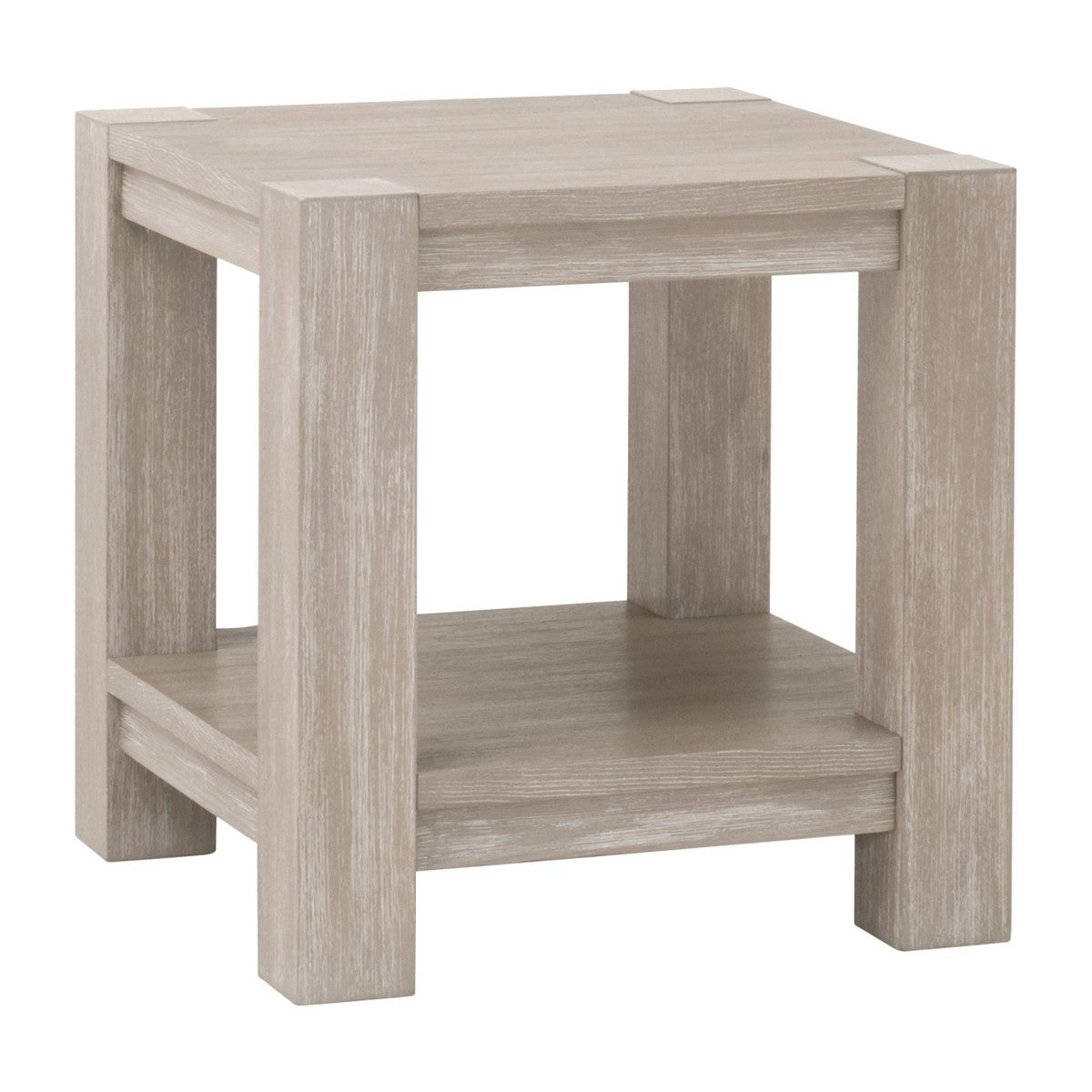 Essentials For Living Adler Wood Brown Square End Table