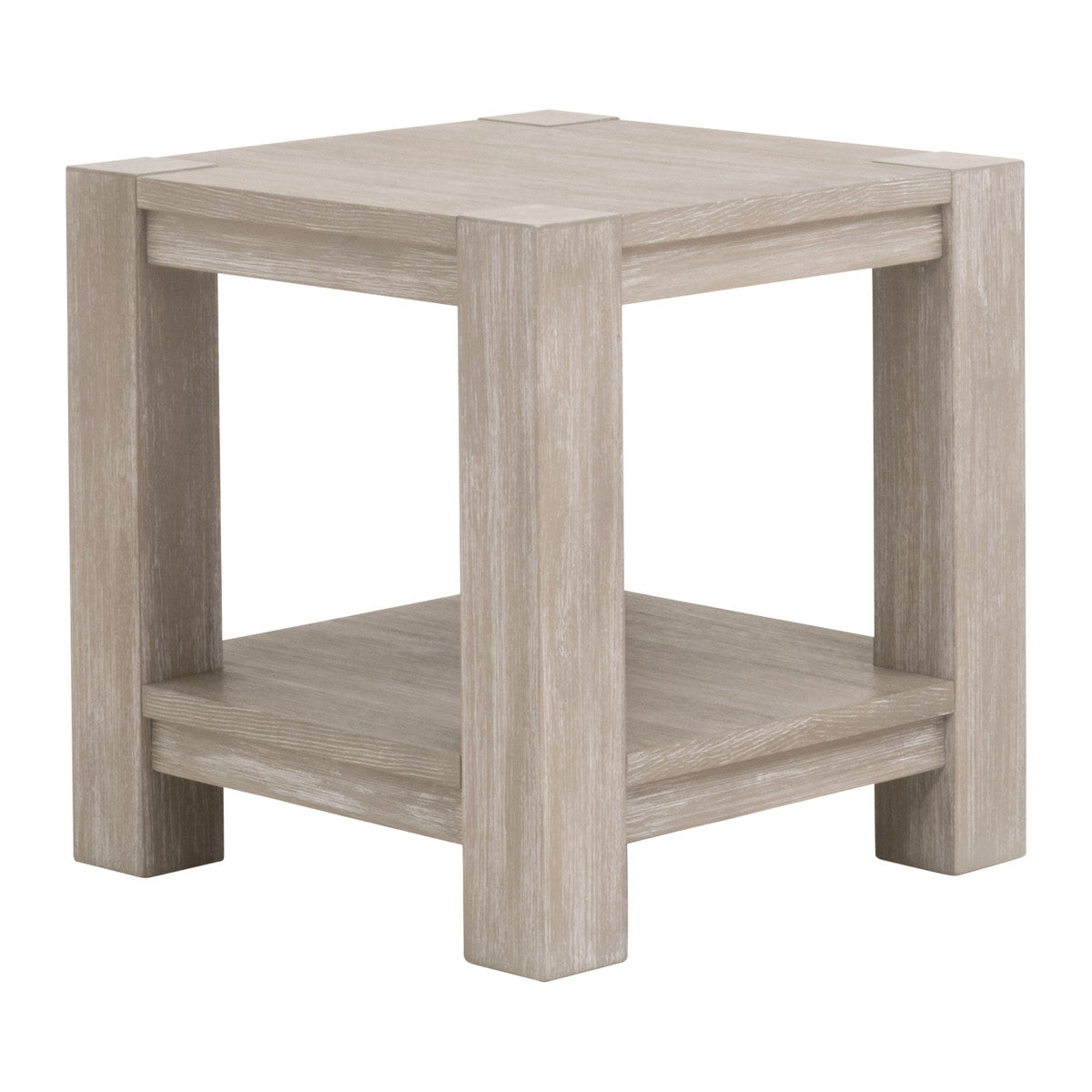 Essentials For Living Adler Wood Brown Square End Table
