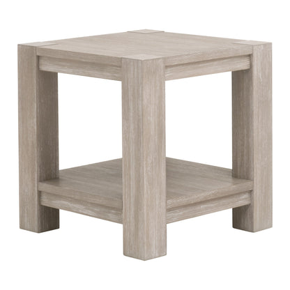Essentials For Living Adler Wood Brown Square End Table