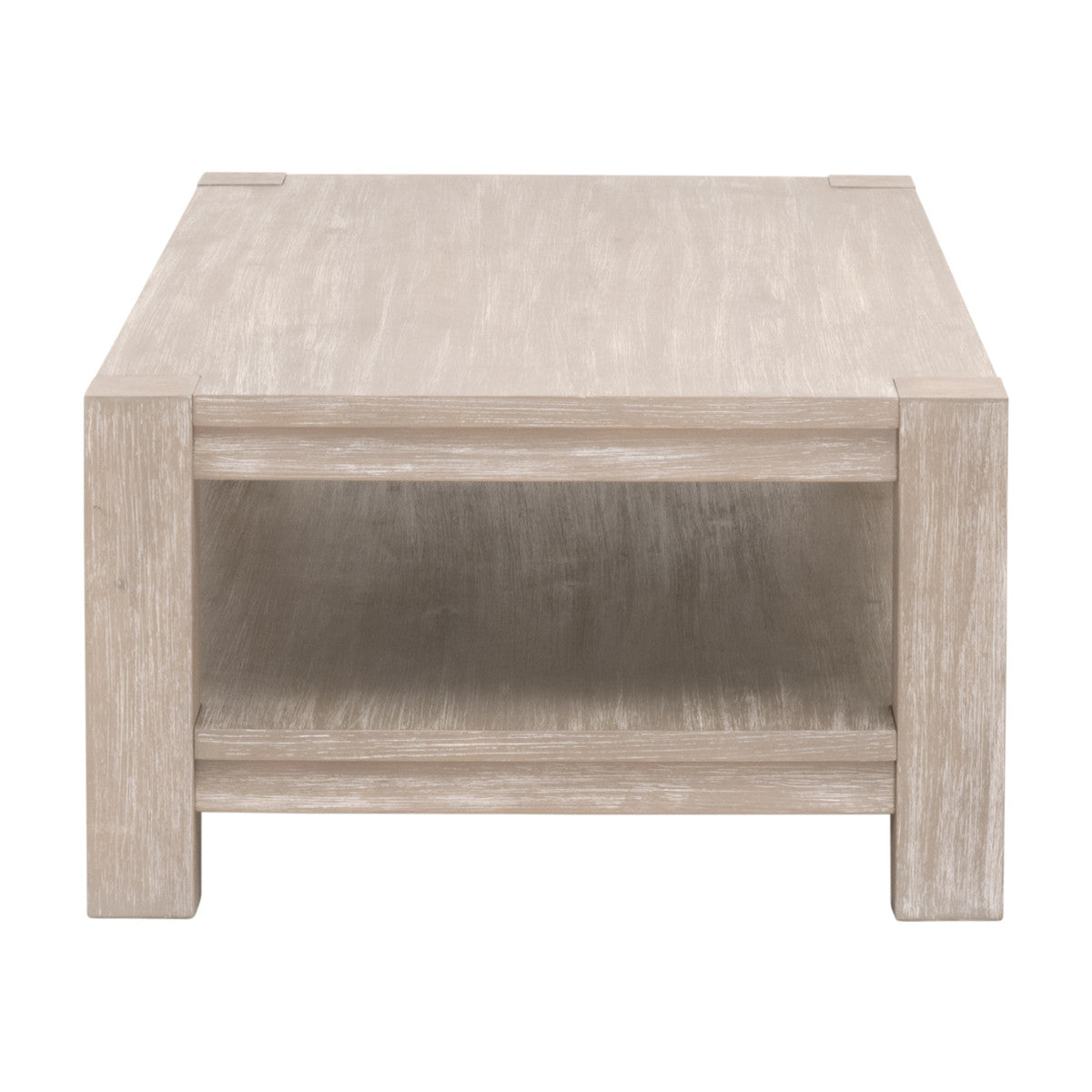 Adler Wood Brown Rectangular Coffee Table