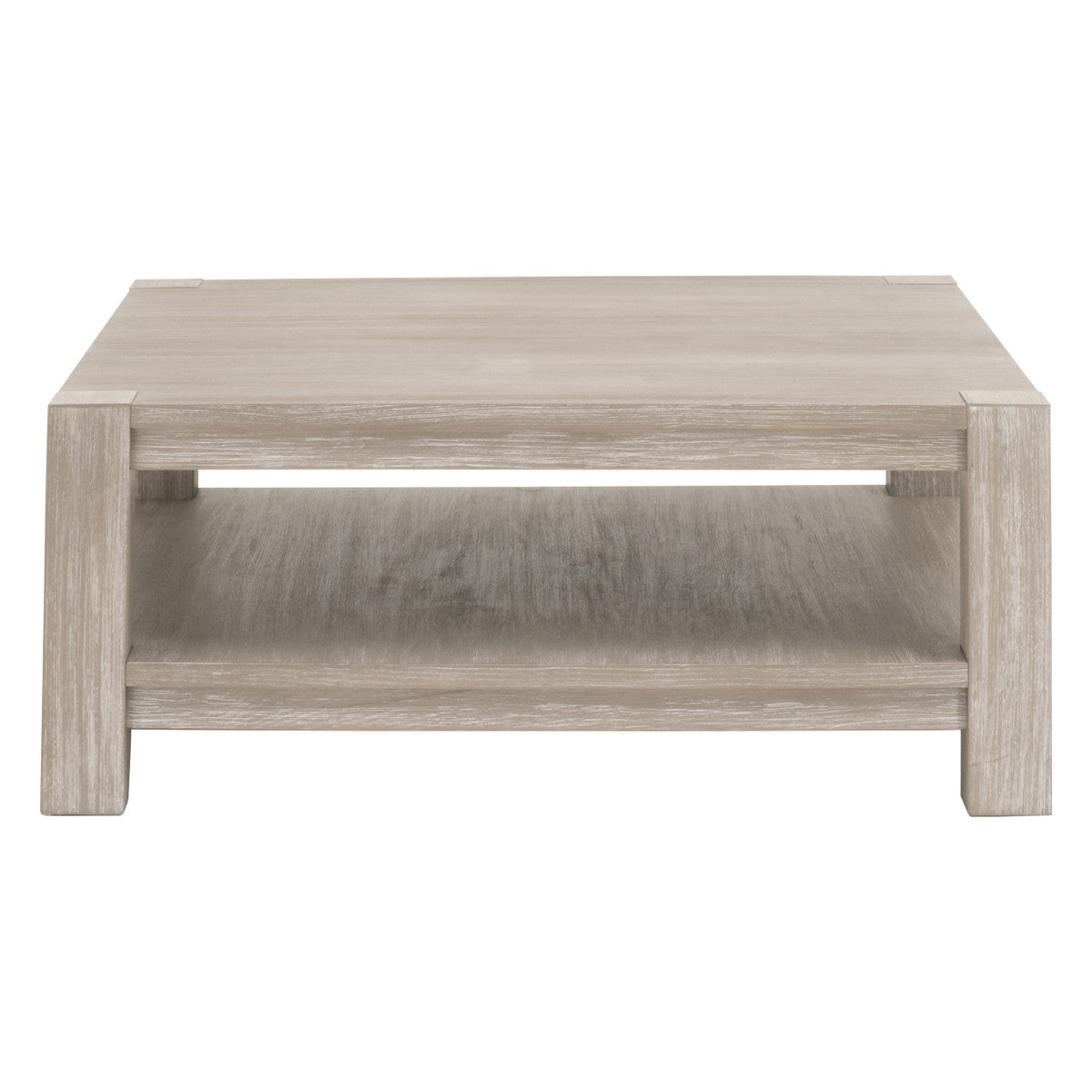 Essentials For Living Adler Wood Brown Square Coffee Table