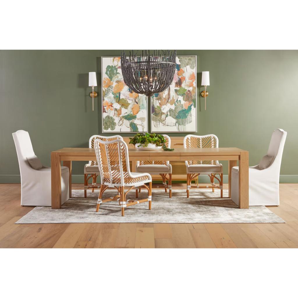 Essentials For Living 71-102" Solid Wood Adler Extension Dining Table Honey