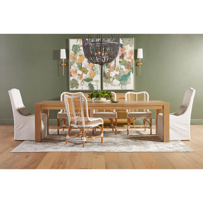 Essentials For Living 71-102" Solid Wood Adler Extension Dining Table Honey
