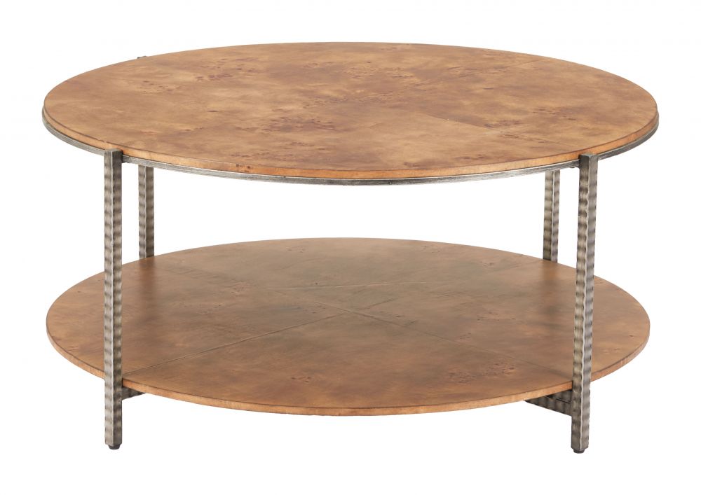 Zuo Modern Adna Wood Top Brown Coffee Table