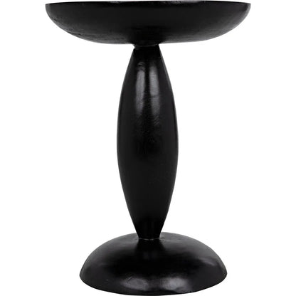 Noir Adonis Side Table, Hand Rubbed Black