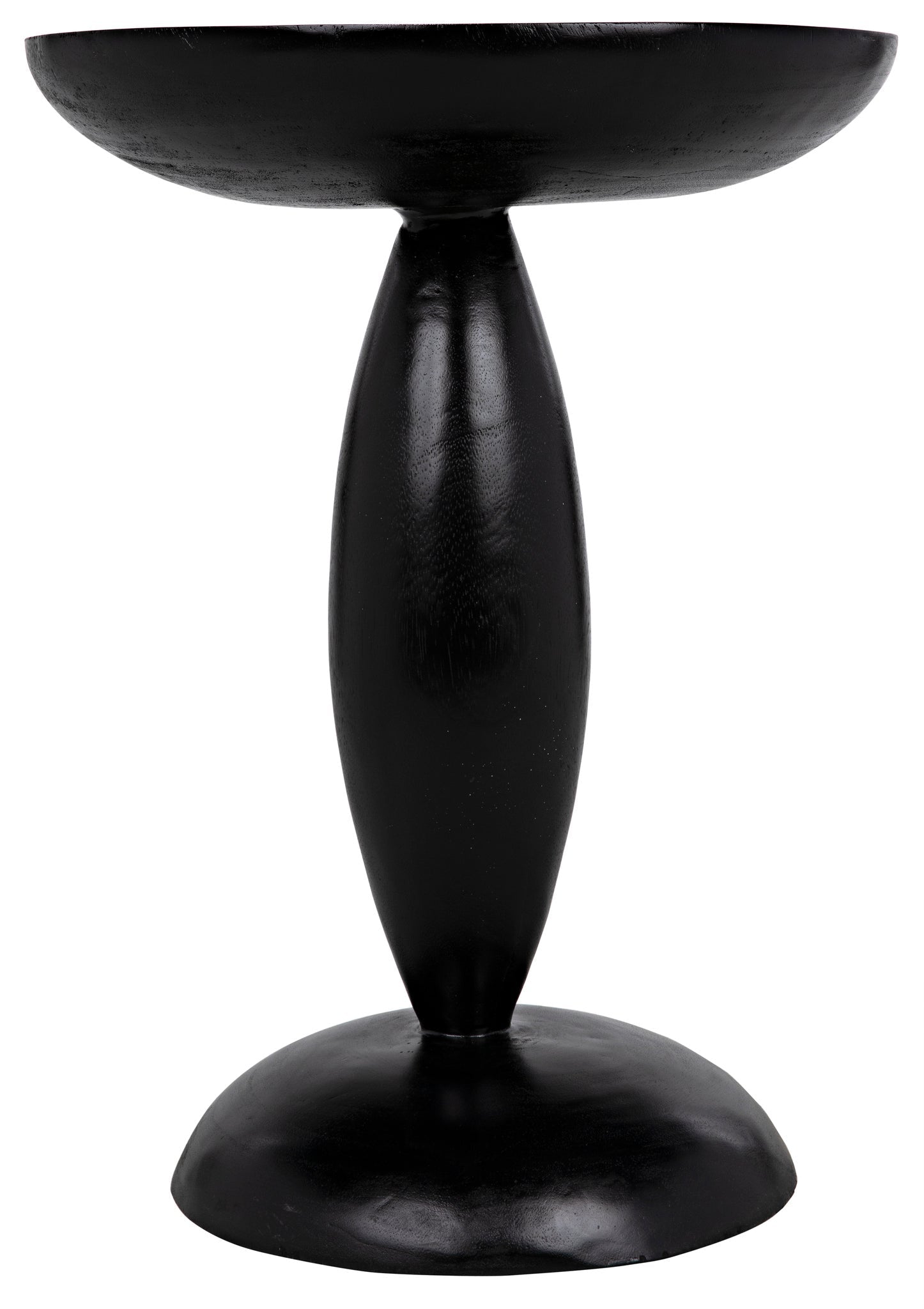 Adonis Side Table, Hand Rubbed Black-Side Tables-Noir-LOOMLAN