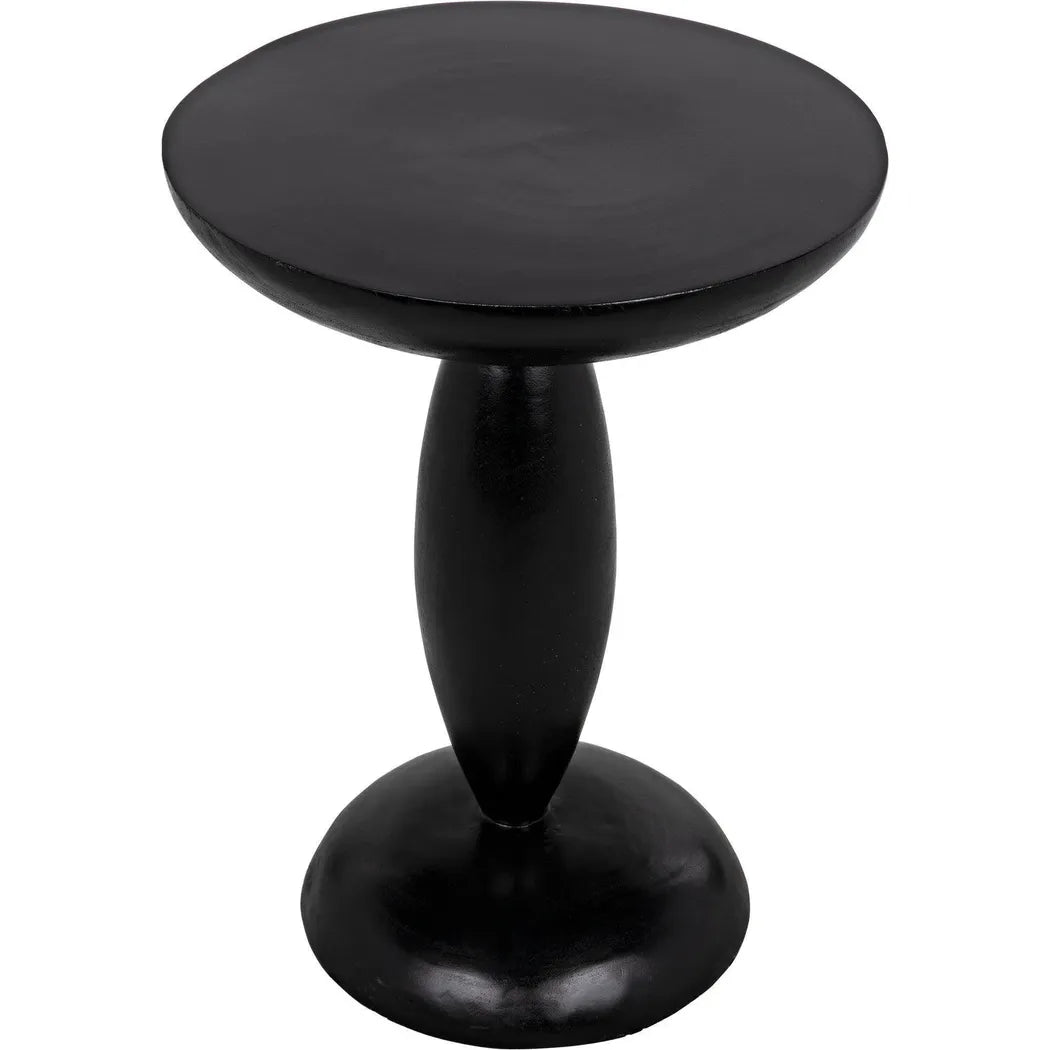 Noir Adonis Side Table, Hand Rubbed Black