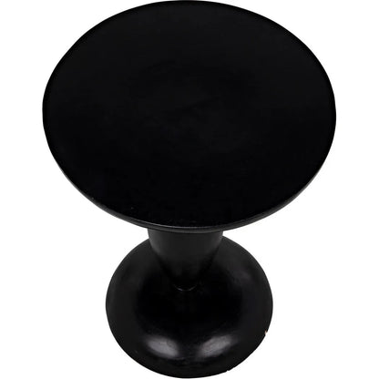Noir Adonis Side Table, Hand Rubbed Black