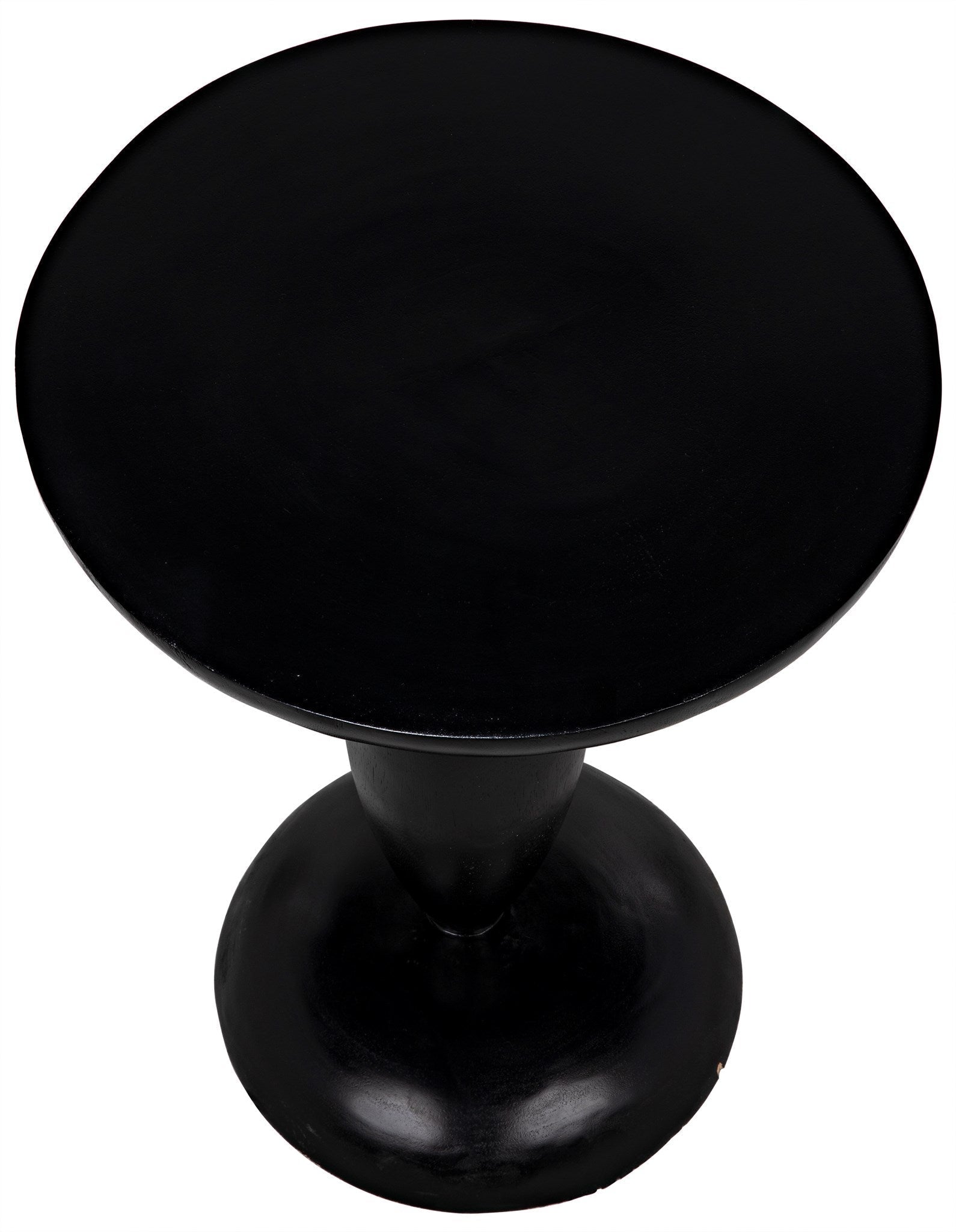 Adonis Side Table, Hand Rubbed Black-Side Tables-Noir-LOOMLAN