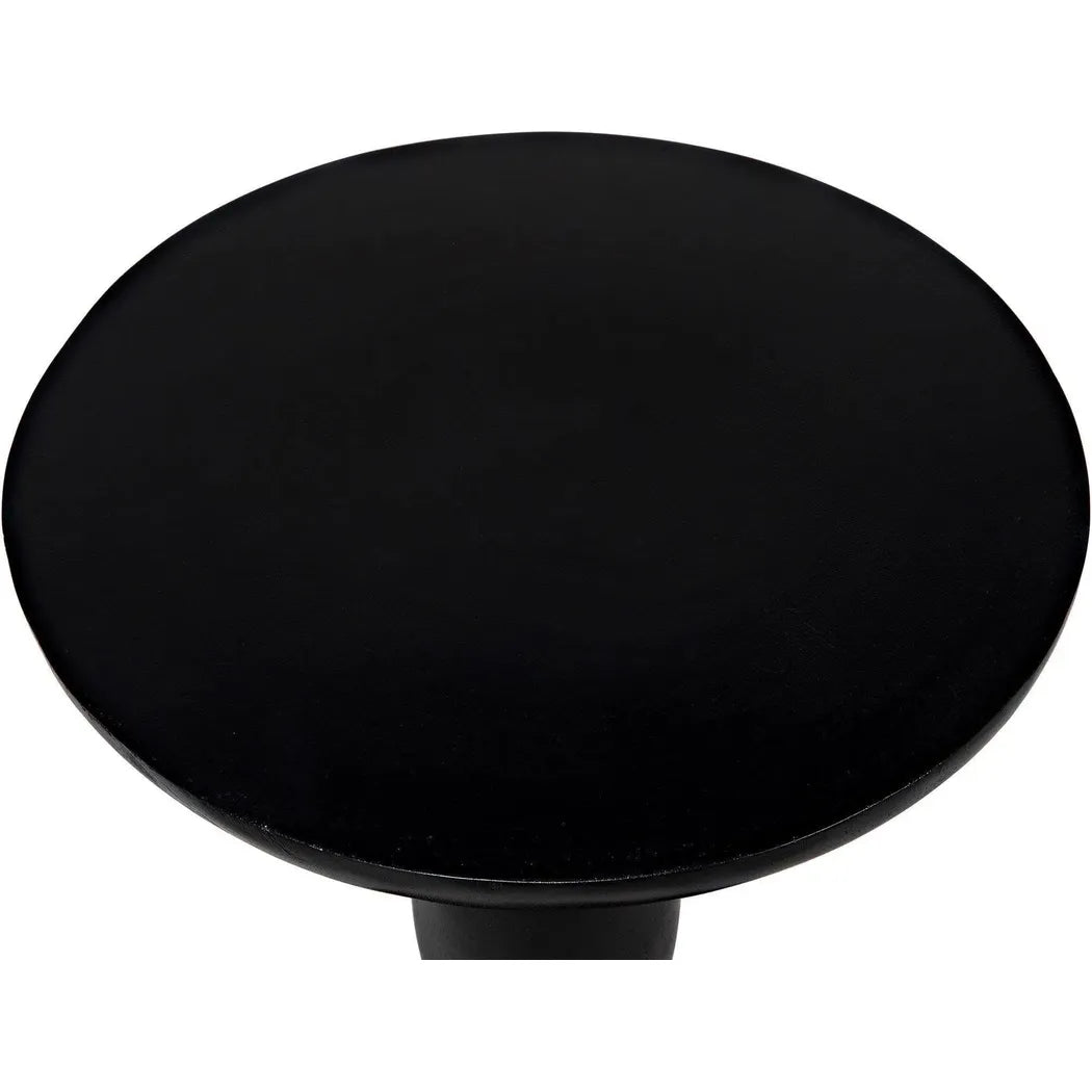 Noir Adonis Side Table, Hand Rubbed Black