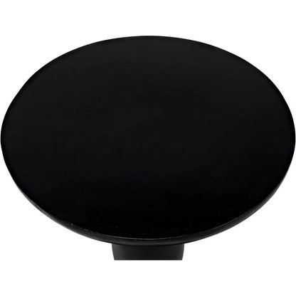 Noir Adonis Side Table, Hand Rubbed Black