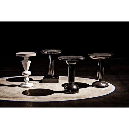 Noir Adonis Side Table, Hand Rubbed Black
