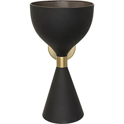 Aegeon Black Steel Sconce