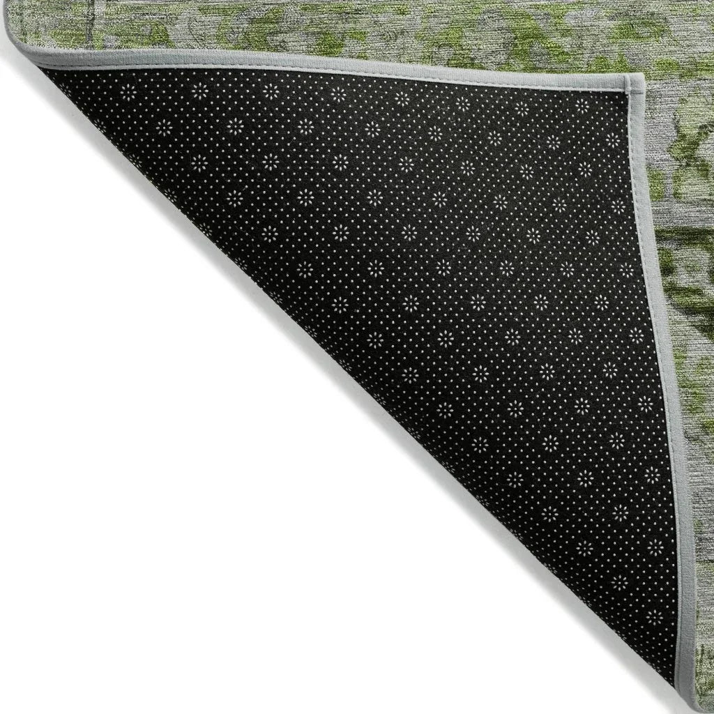 LOOMLAN Rugs Aelain Aloe Washable Indoor-Outdoor Rug