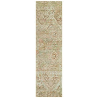 LOOMLAN Rugs Aelain Orange Washable Indoor-Outdoor Rug
