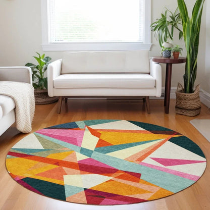 LOOMLAN Rugs Aelas Ivory Washable Indoor-Outdoor Rug
