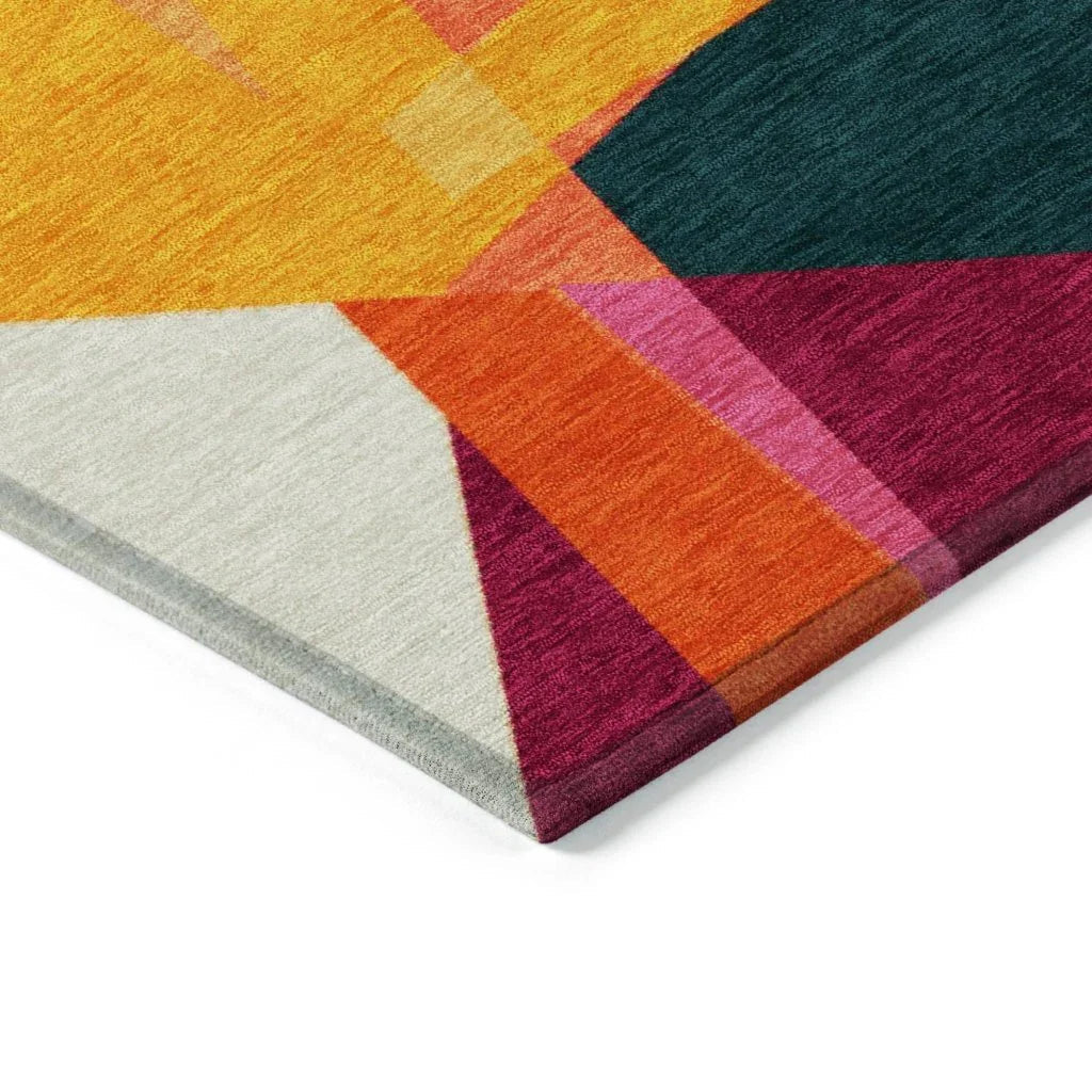 LOOMLAN Rugs Aelas Ivory Washable Indoor-Outdoor Rug