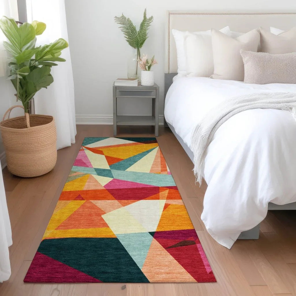 LOOMLAN Rugs Aelas Ivory Washable Indoor-Outdoor Rug