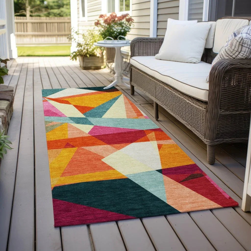 LOOMLAN Rugs Aelas Ivory Washable Indoor-Outdoor Rug