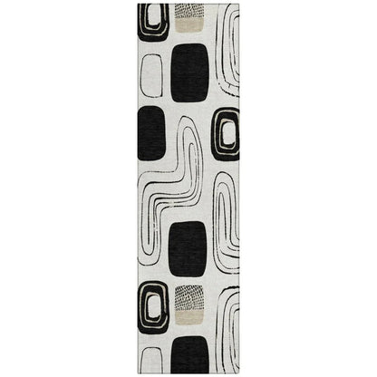 LOOMLAN Rugs Aelira Ivory Washable Indoor-Outdoor Rug