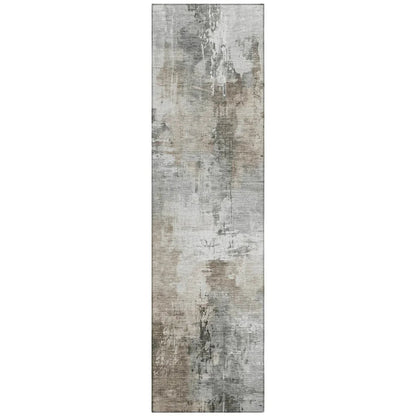 LOOMLAN Rugs Aelon Ivory Washable Indoor-Outdoor Rug