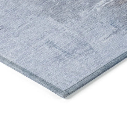 LOOMLAN Rugs Aelora Blue Washable Indoor-Outdoor Rug