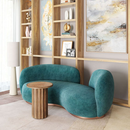 Zuo Modern Afinato Wooden Brown Side Table