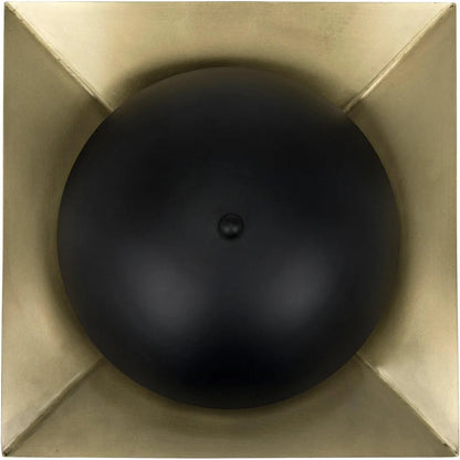 Agila Metal Sconce With Brass Finish