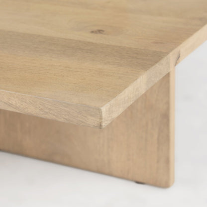 Mercana Aida Wooden Rectangular Coffee Table