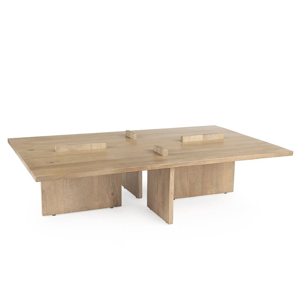 Mercana Aida Wooden Rectangular Coffee Table