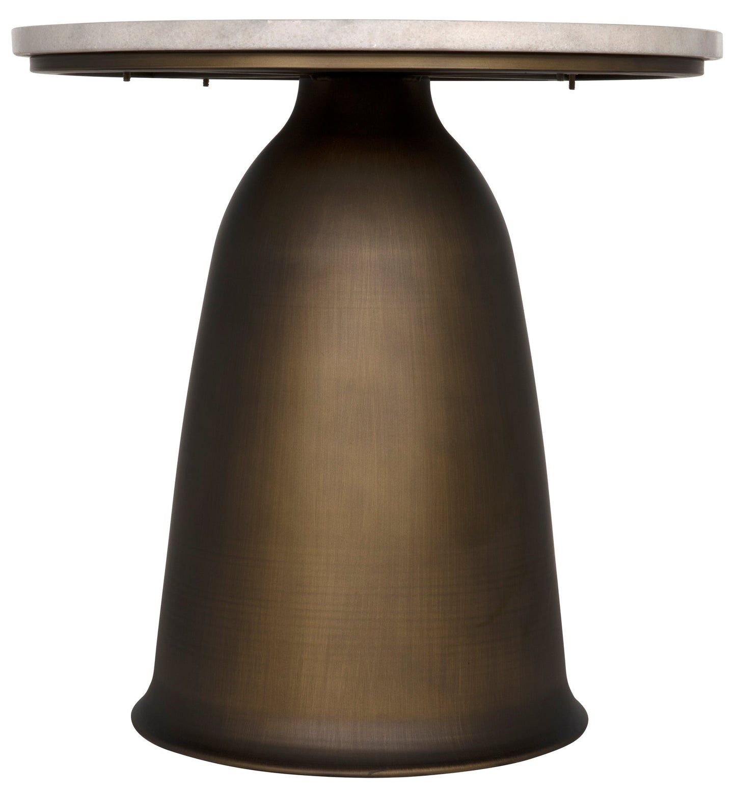 Aiden Side Table, Aged Brass-Side Tables-Noir-Sideboards and Things